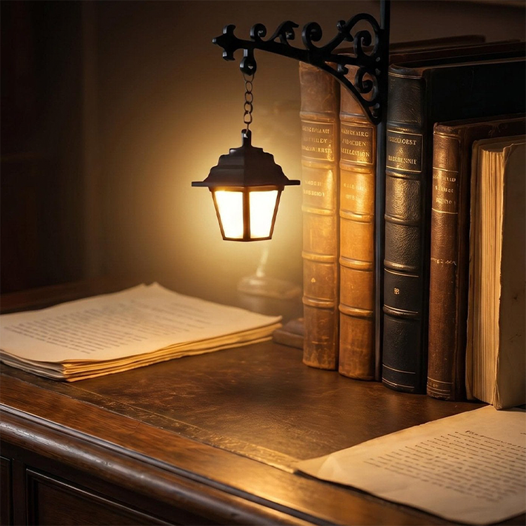 🔥Limited Time Promotion 40% OFF🔥Miniature Retro Streetlight Bookend Light