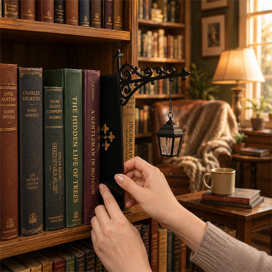 🔥Limited Time Promotion 40% OFF🔥Miniature Retro Streetlight Bookend Light