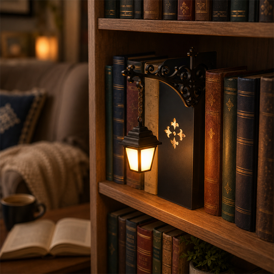 🔥Limited Time Promotion 40% OFF🔥Miniature Retro Streetlight Bookend Light