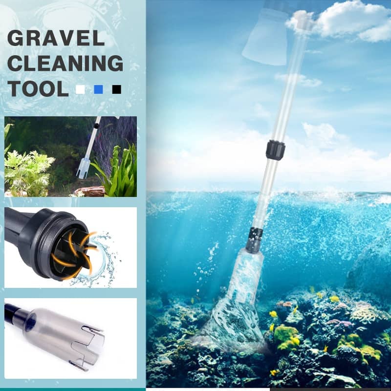🐠LAST DAY SALE 60% OFF⚡50K+ SOLD 🐟Electric Aquarium Gravel Cleaner—battery-operated, adjustable length, and easy to use—suitable for all aquariums 🧹🐟