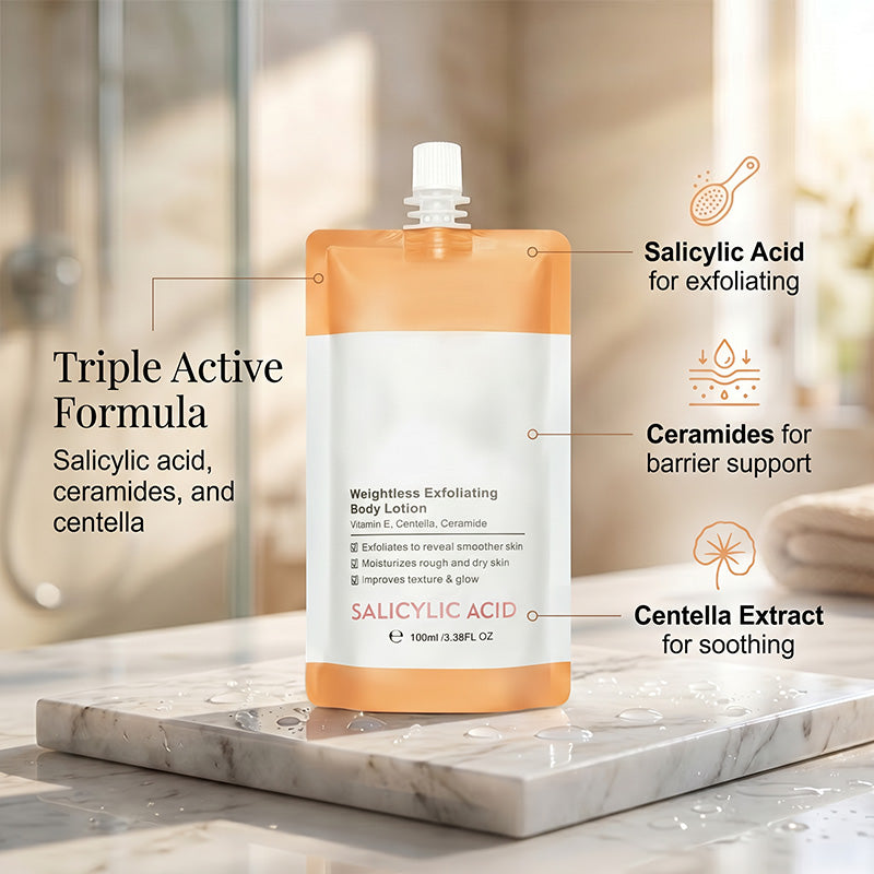 Salicylic Acid Exfoliating Body Lotion Moisturizing Cream
