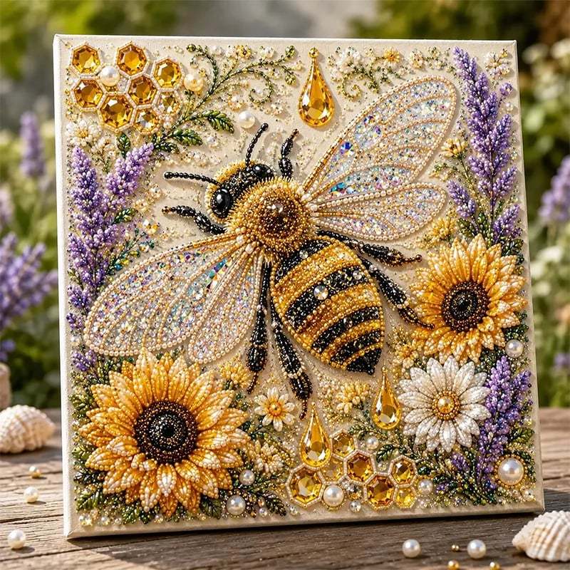 🦉💛 Highland Cow Pearl Art DIY Kit – Relaxing DIY Craft to Create Stunning Coastal Artwork (📦Buy 4 Free Shipping)