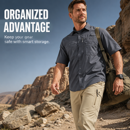 ⌛Limited-Time Offer-Men's Short Sleeve Outdoor Hiking Shirt