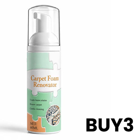 ⏳ Limited Time Buy 2 Get 1 Free! ✨Waterless Carpet Foam Stain Remover with Towel