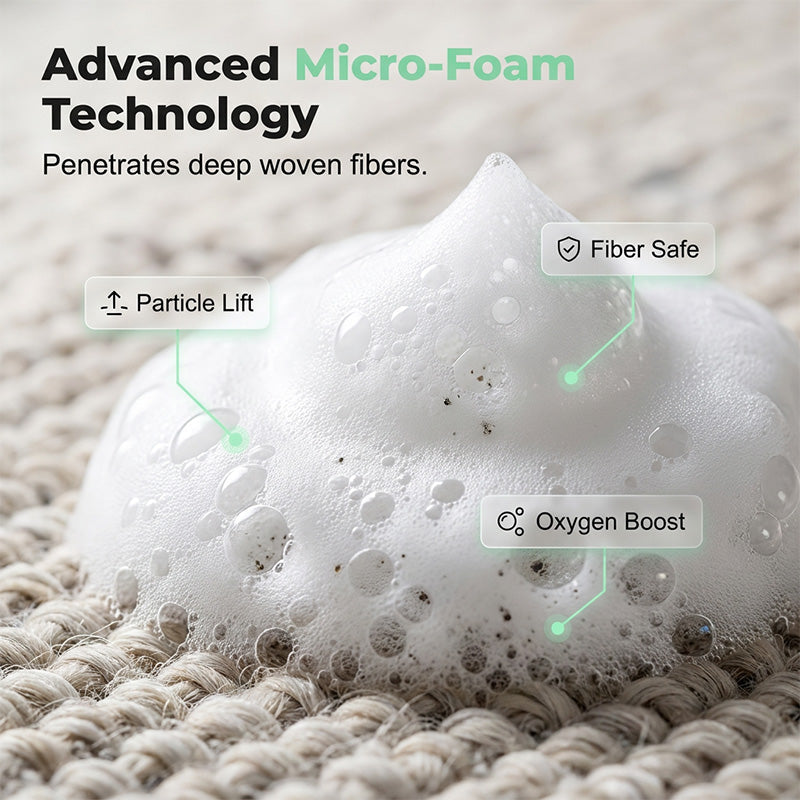 ⏳ Limited Time Buy 2 Get 1 Free! ✨Waterless Carpet Foam Stain Remover with Towel