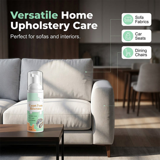 ⏳ Limited Time Buy 2 Get 1 Free! ✨Waterless Carpet Foam Stain Remover with Towel