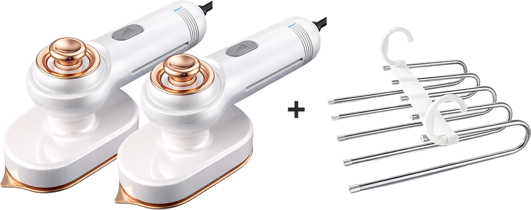 🥳2026 HOT SALE🥳💞50K+ SOLD!💥🧺💨 50% OFF! Steam Iron & Steamer 2-in-1 – Kills 99.99% mites & bacteria. 5s preheat, 150ml tank. Ceramic plate, even heat. Safe for silk to cotton. Your fabric care essential. 🛡️🌿
