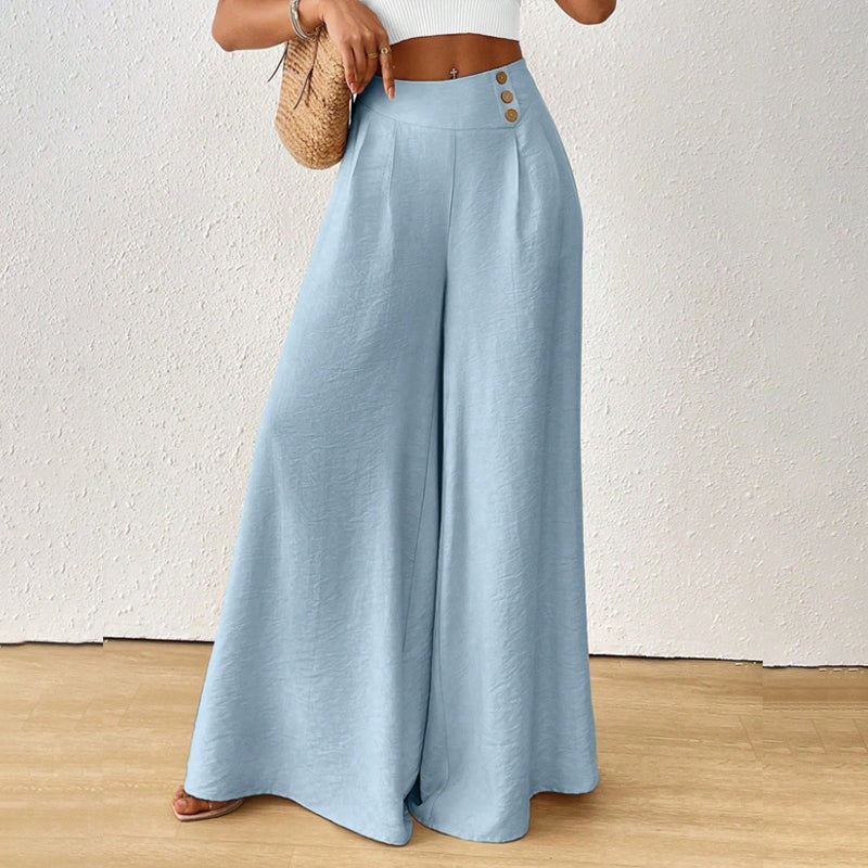 👖 Women's Loose Flowy Wide-Leg Pants– Relaxed Fit Everyday Pants For Effortless Comfort & Style 🤍