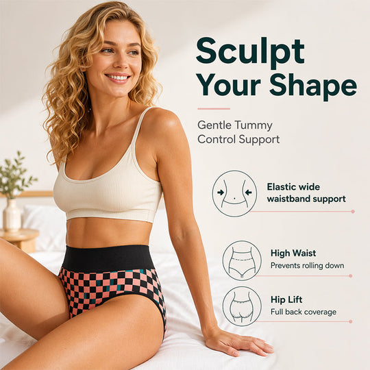 🌸 LIMITED OFFER –50%!✨Women's Soft High Waisted Stretch Panties