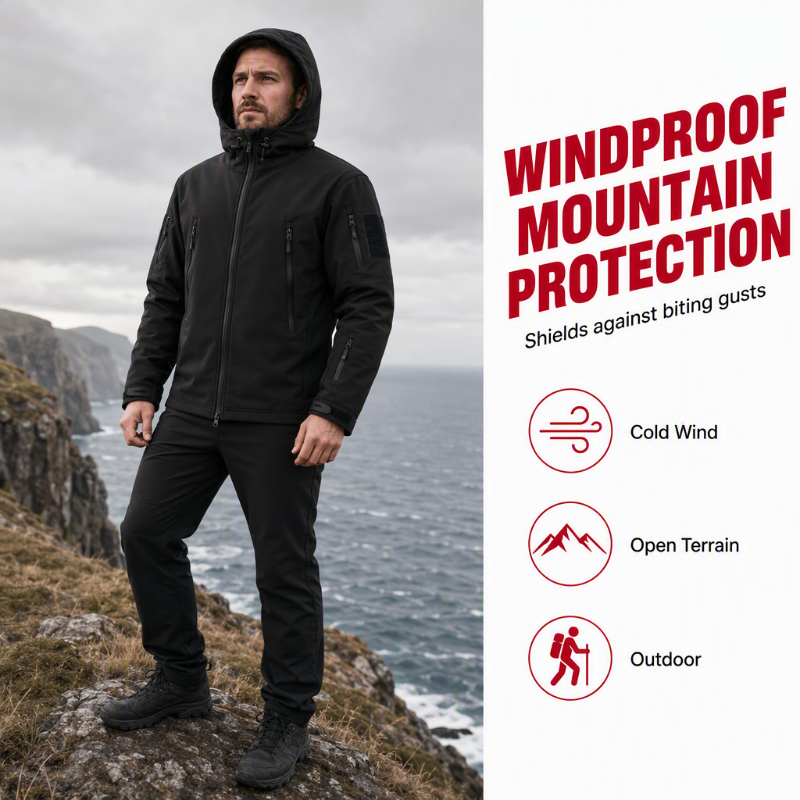 ⏳LAST DAY SALE!!💥 Built for Wind & Rain🌧️Men's Waterproof Insulated Outdoor Jacket
