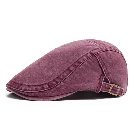 🔥 Hot Sale🧢Vintage Distressed Beret Flat Cap