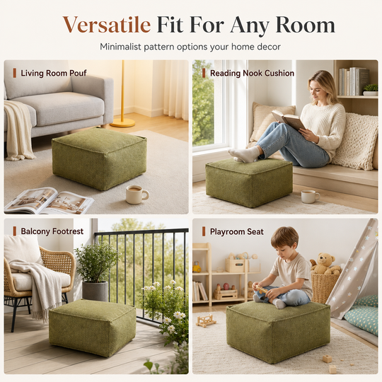 🪑✨ Clothes Storage Ottoman – 50% OFF! Effortless wide-zip packing, robust stitching, 45x45x23cm – tidy rooms, comfy seat. 🧵