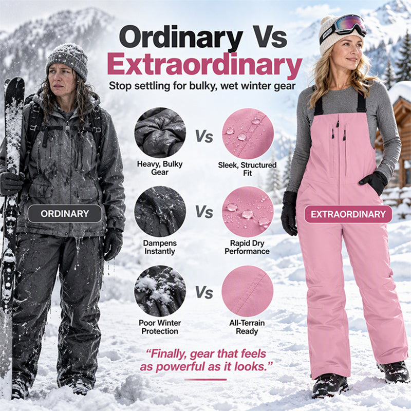 ❄️ Unisex Waterproof Ski Bib Pants ✨ – Snow-Ready Protection