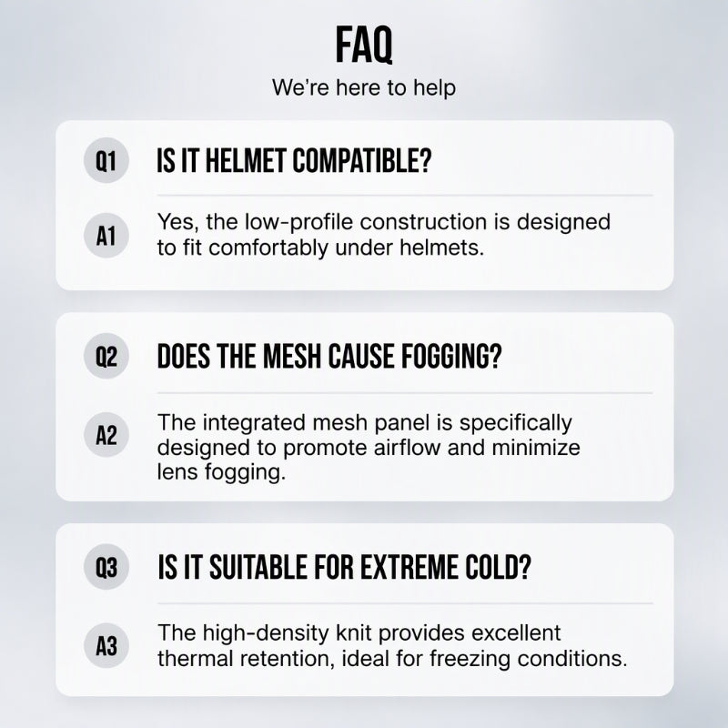 ❄️ Wind-Blocking Warmth, Full Face & Neck Coverage | Windproof Thermal Balaclava Face Mask