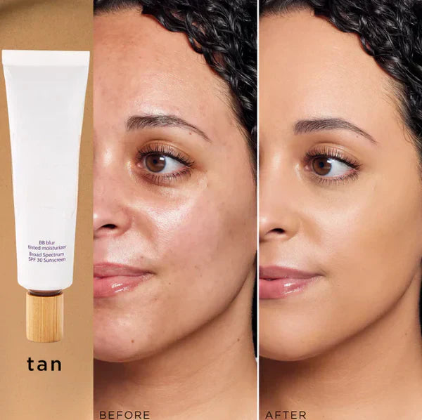 Crème hydratante teintée BB Blur SPF 30 - éclaircit et hydrate instantanément & lisse votre peau
