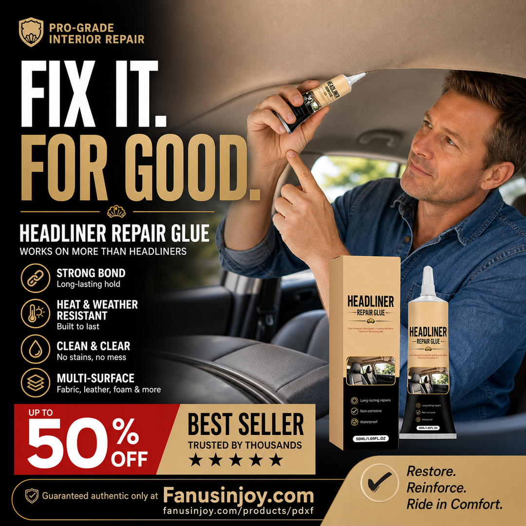 🚗Direct from auto repair shop 🔥50% off！🚘Easily fix vehicle aging issues！Car Headliner Repair Glue Waterproof