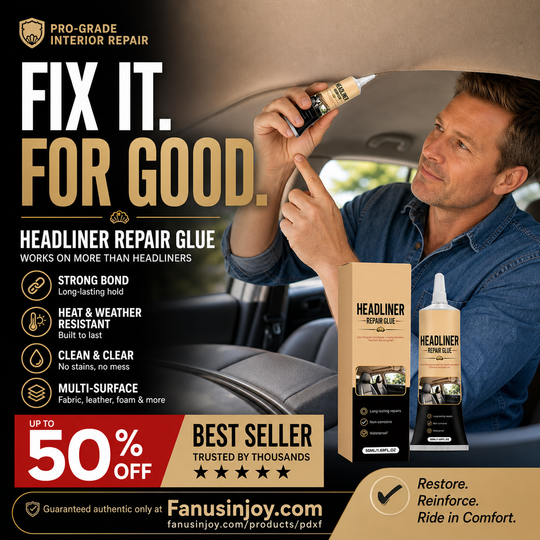 🚗Direct from auto repair shop 🔥50% off！🚘Easily fix vehicle aging issues！Car Headliner Repair Glue Waterproof