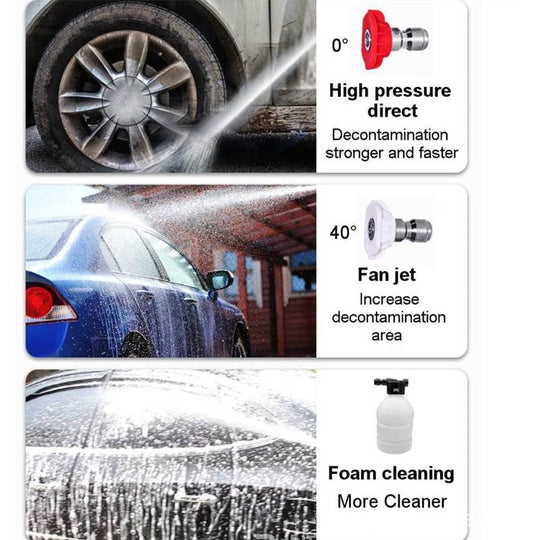 ✨✨999VF Cordless Water Jet Portable Car Wash High Pressure Water Jet Gun Machine