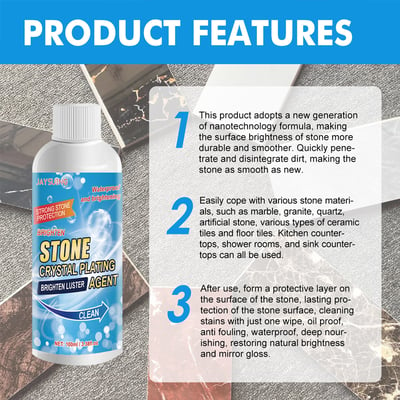 🎁Hot Sale 49% OFF⏳Stone Stain Remover Cleaner (Effective Removal of Oxidation, Rust, Stains)