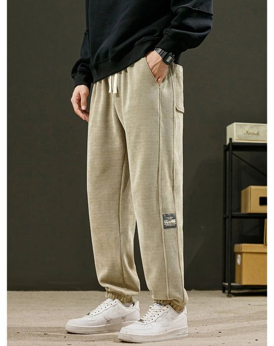 Corduroy Fabric Men's Casual Soft Pants