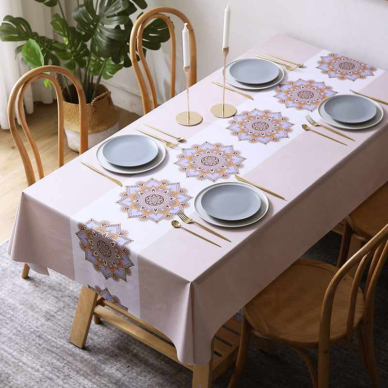 Waterproof And Oil-Proof Decorative Tablecloth