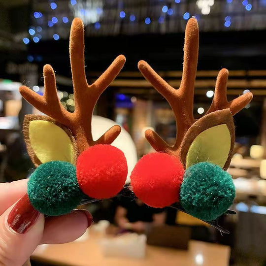 🎅Christmas Hot Sale🎅Reindeer Antlers Xmas Hair Clip