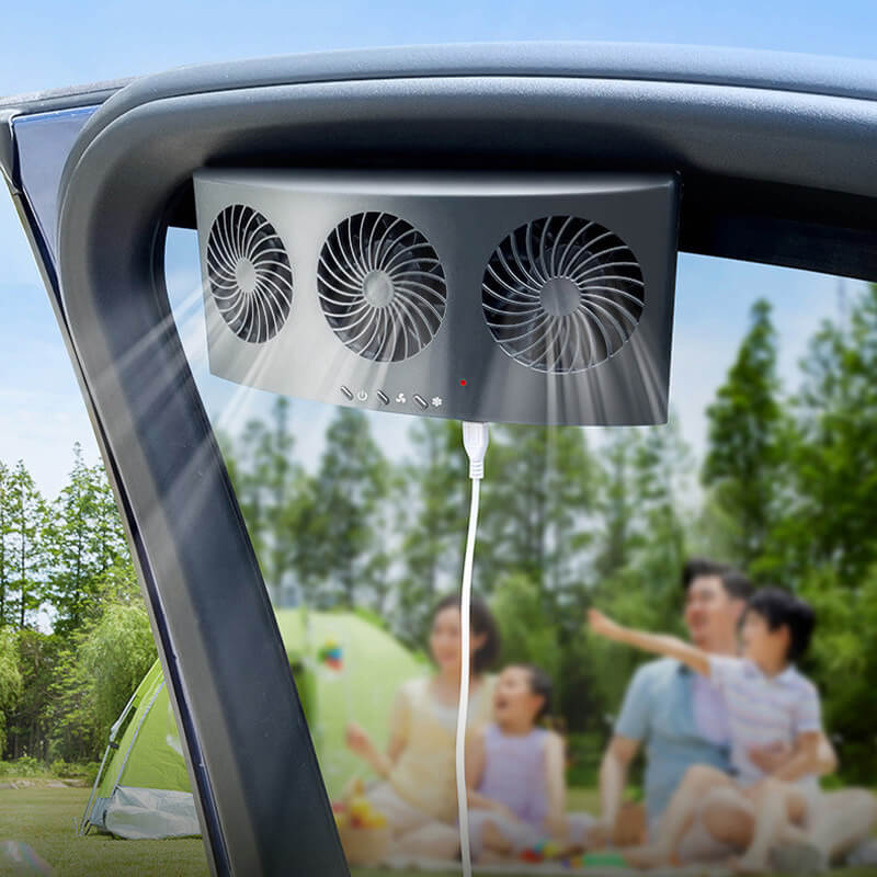 Car cooling electric fan