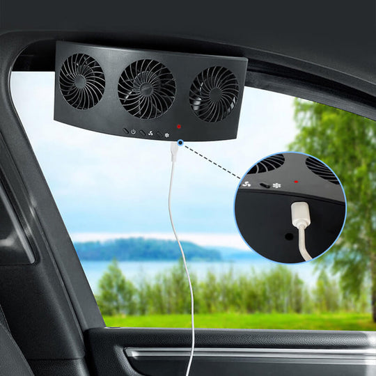 Car cooling electric fan
