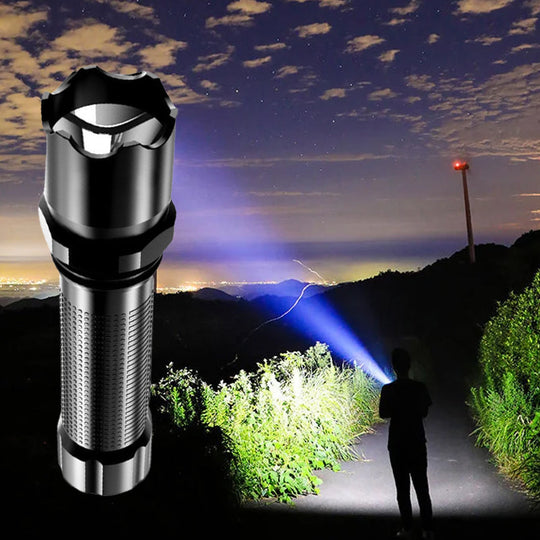 USB Rechargeable Portable Outdoor Flashlight
