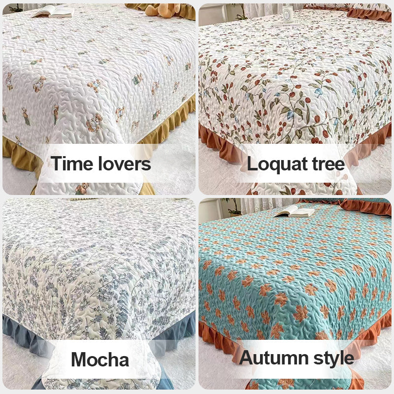 Cotton &Linen Three-piece Bedding Set