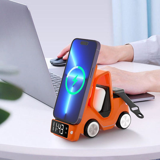 🎁[Creative Gift] 5 in 1 Car Shaped Fast Wireless Charger Holder - 50% off for a limited time