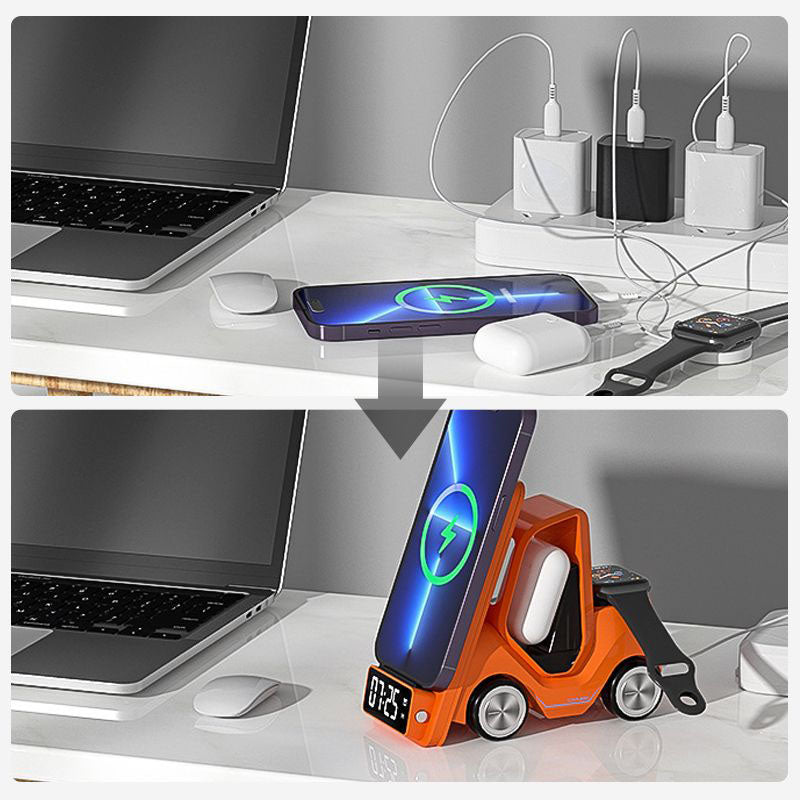 🎁[Creative Gift] 5 in 1 Car Shaped Fast Wireless Charger Holder - 50% off for a limited time