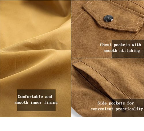 Men's Casual Suede Jacket