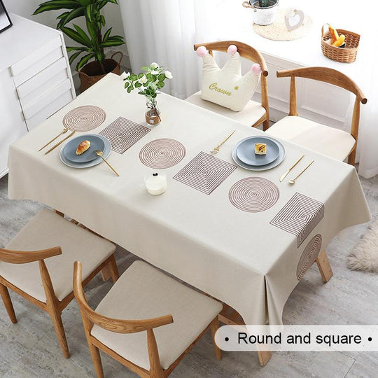 Waterproof And Oil-Proof Decorative Tablecloth