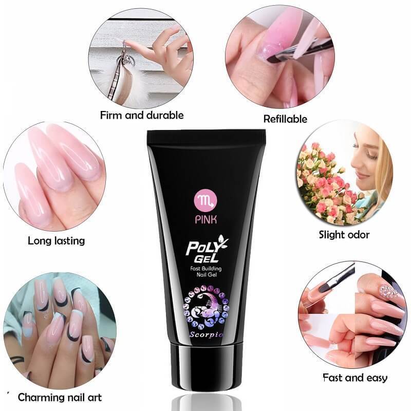 Poly Nail Extention Gel Kit