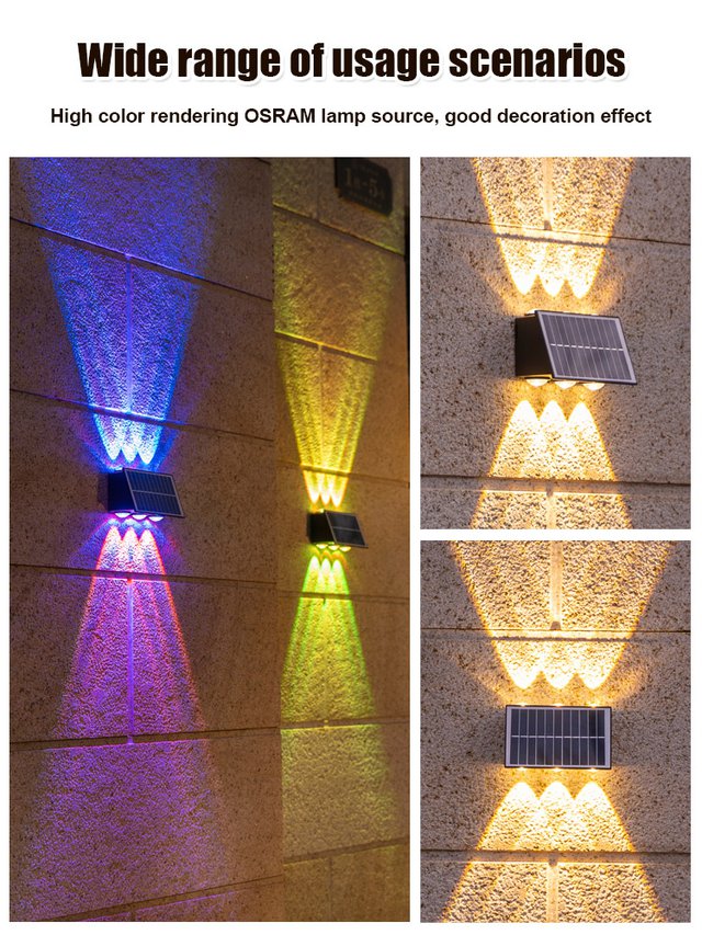 Solar Powered Wall Light