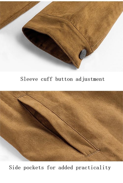 Men's Casual Suede Jacket