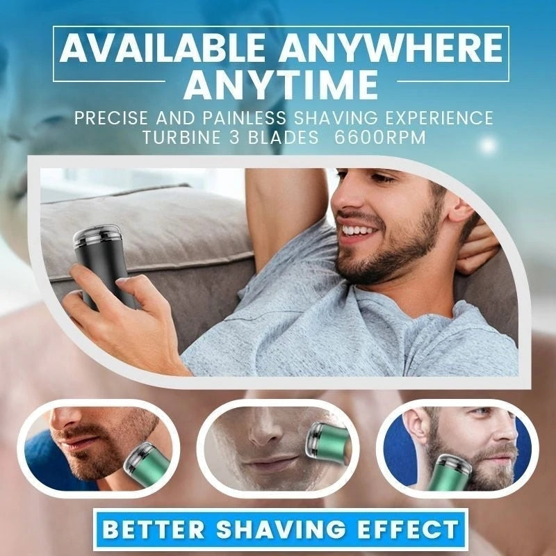 Pocket-sized washable electric shaver