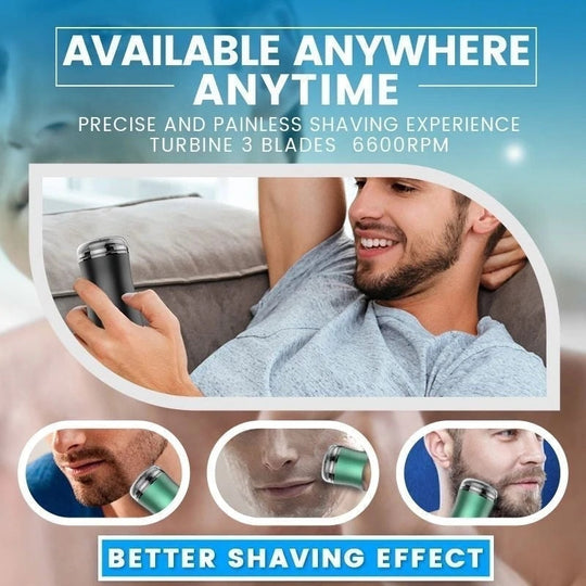 Pocket-sized washable electric shaver