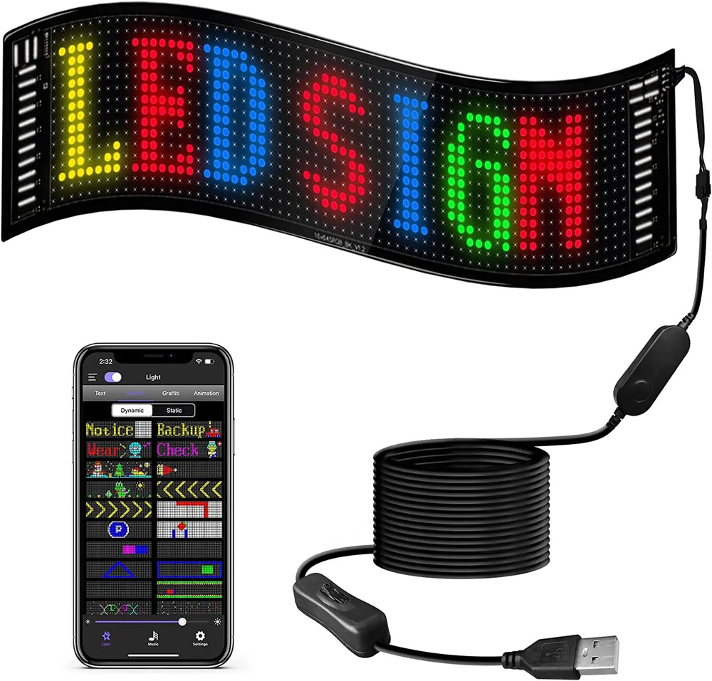 Vehicle Bluetooth LED Flexible Display