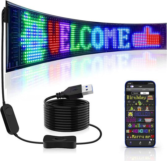 Vehicle Bluetooth LED Flexible Display