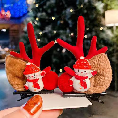 🎅Christmas Hot Sale🎅Reindeer Antlers Xmas Hair Clip