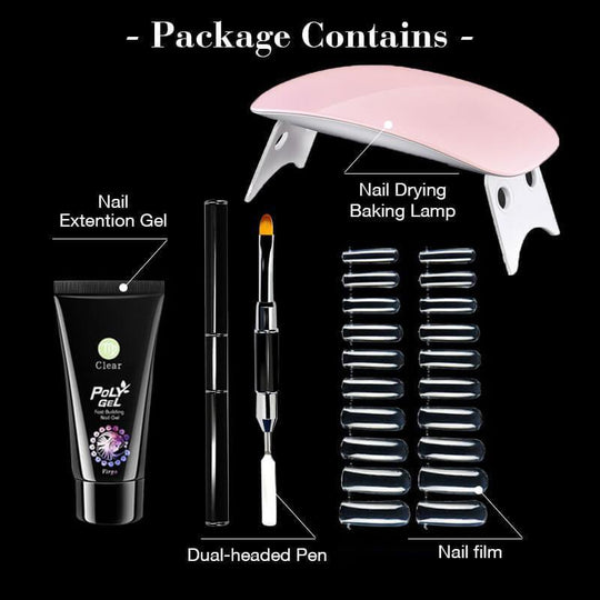 Poly Nail Extention Gel Kit