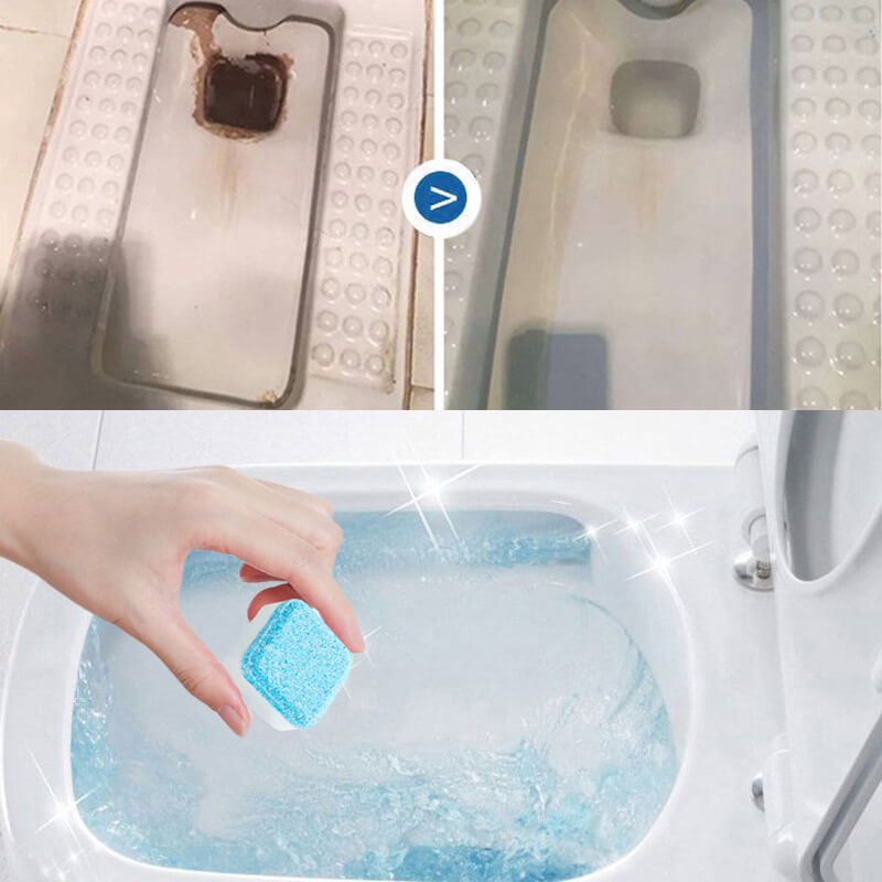 Toilet cleaning tablets