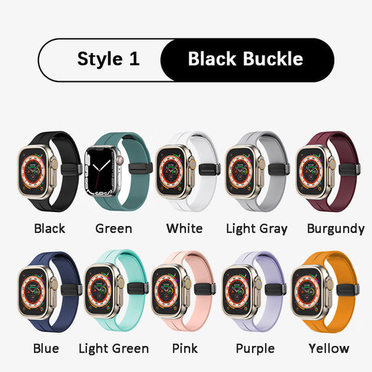 Magnetic Silicone Watchband for Apple Watch