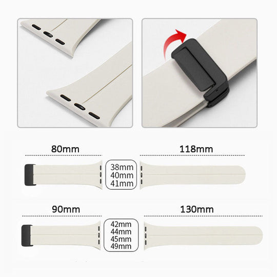 Magnetic Silicone Watchband for Apple Watch