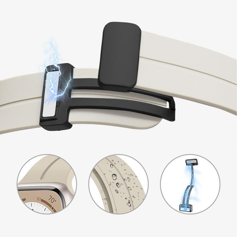 Magnetic Silicone Watchband for Apple Watch