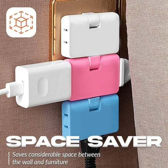 🌟Charging Artifact🥳180 Degrees Rotatable Socket Converter