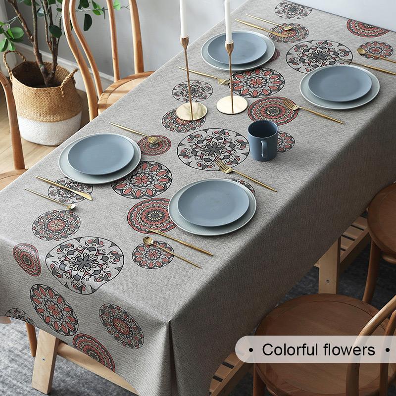 Waterproof And Oil-Proof Decorative Tablecloth