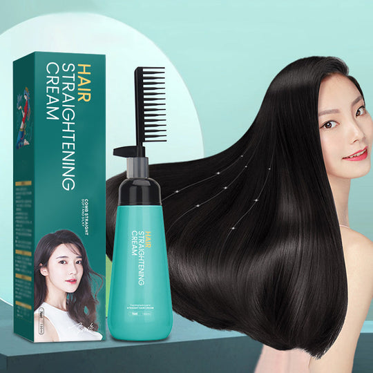 Hair straightening cream with comb🎅Thoughtful Christmas gift🎅